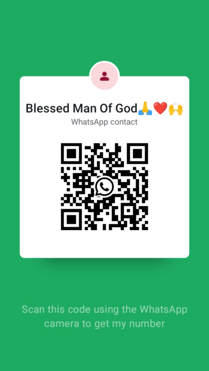 WhatsApp QR code for Kingdom First Mission contact